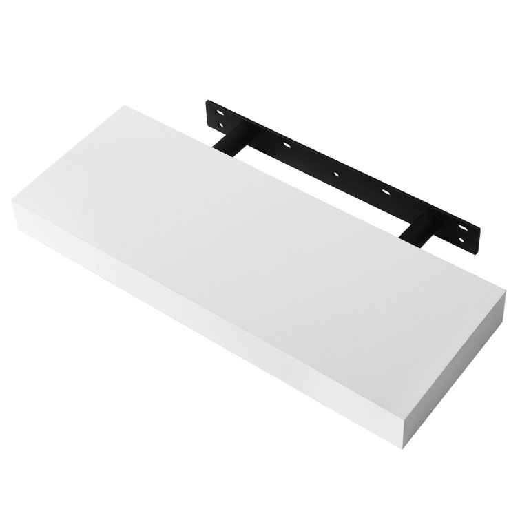 Etagere Murale Blanche Lot De 2, Étagère Flottante Acrylique Mur Sans